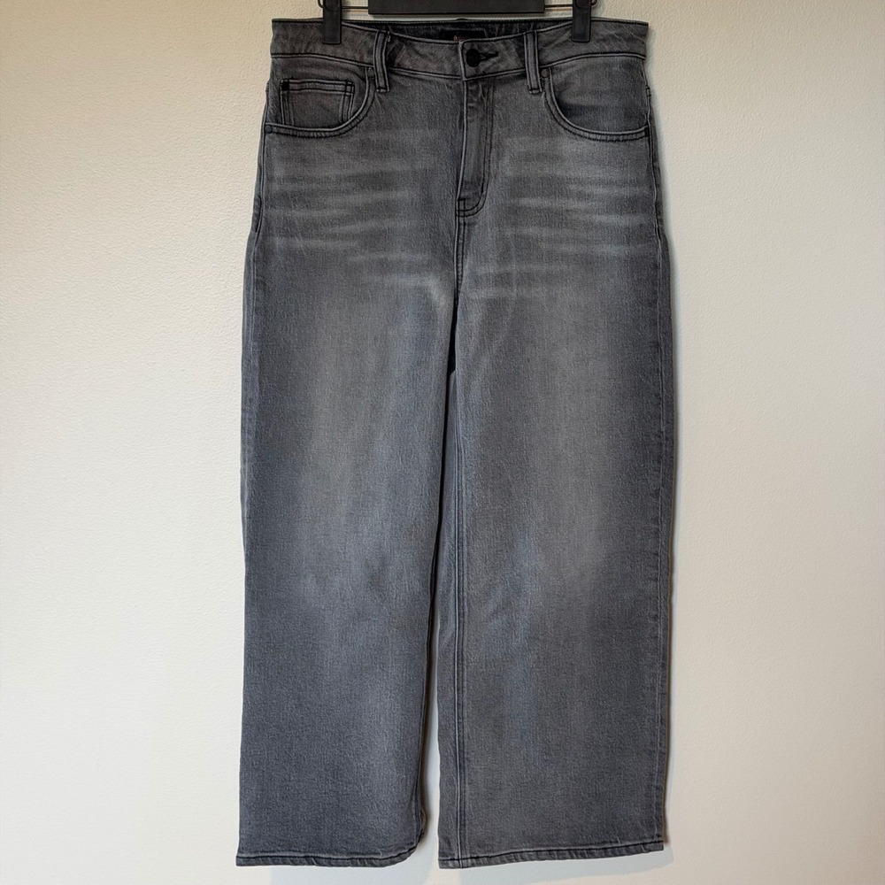 Quince Stretch Relaxed Straight Jeans Stonewashed Gray Washed 30